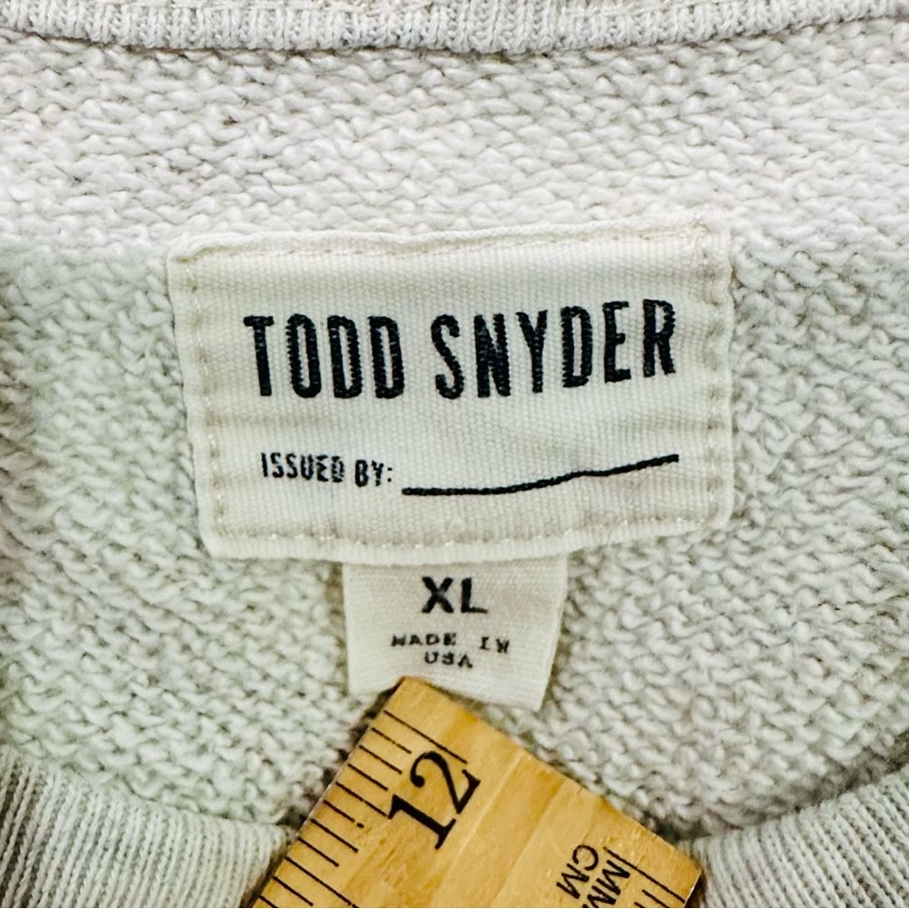 Todd Snyder NY XL Desert Camo Cotton Sweatshirt Crewneck Pullover Made In USA - Picture 2 of 9